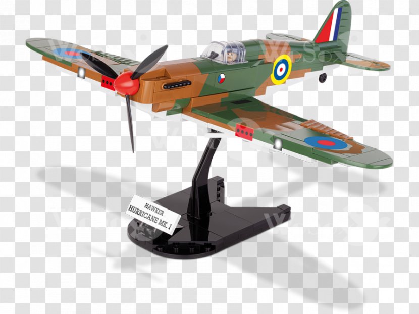Hawker Hurricane Supermarine Spitfire Cobi Toy Block - Model Aircraft Transparent PNG