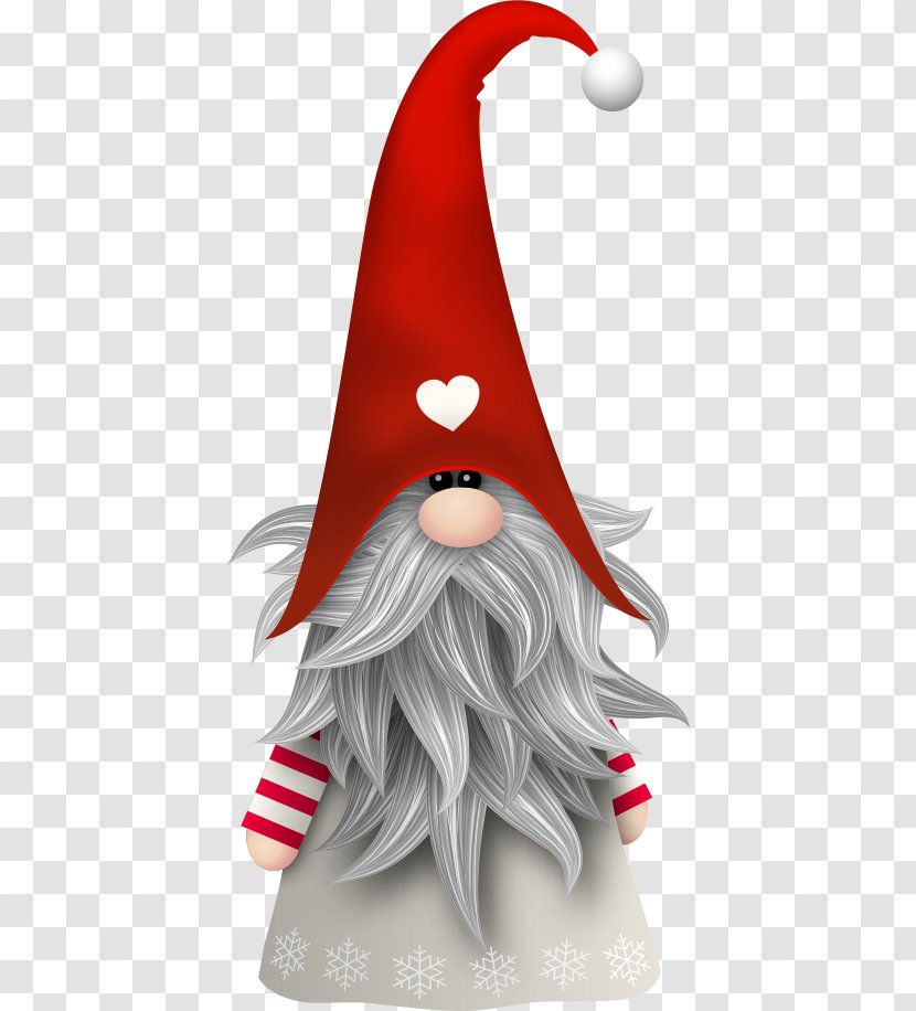 Scandinavia Nisse Gnome Santa Claus Elf - Christmas Decoration - Vector Creative Transparent PNG