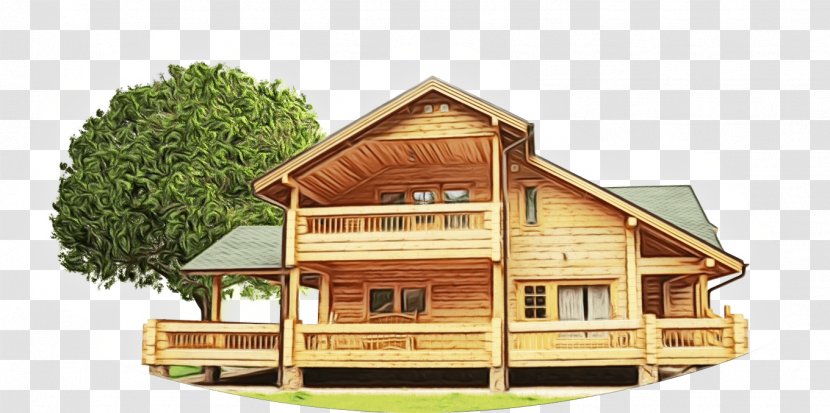 House Home Property Building Log Cabin - Architecture Room Transparent PNG