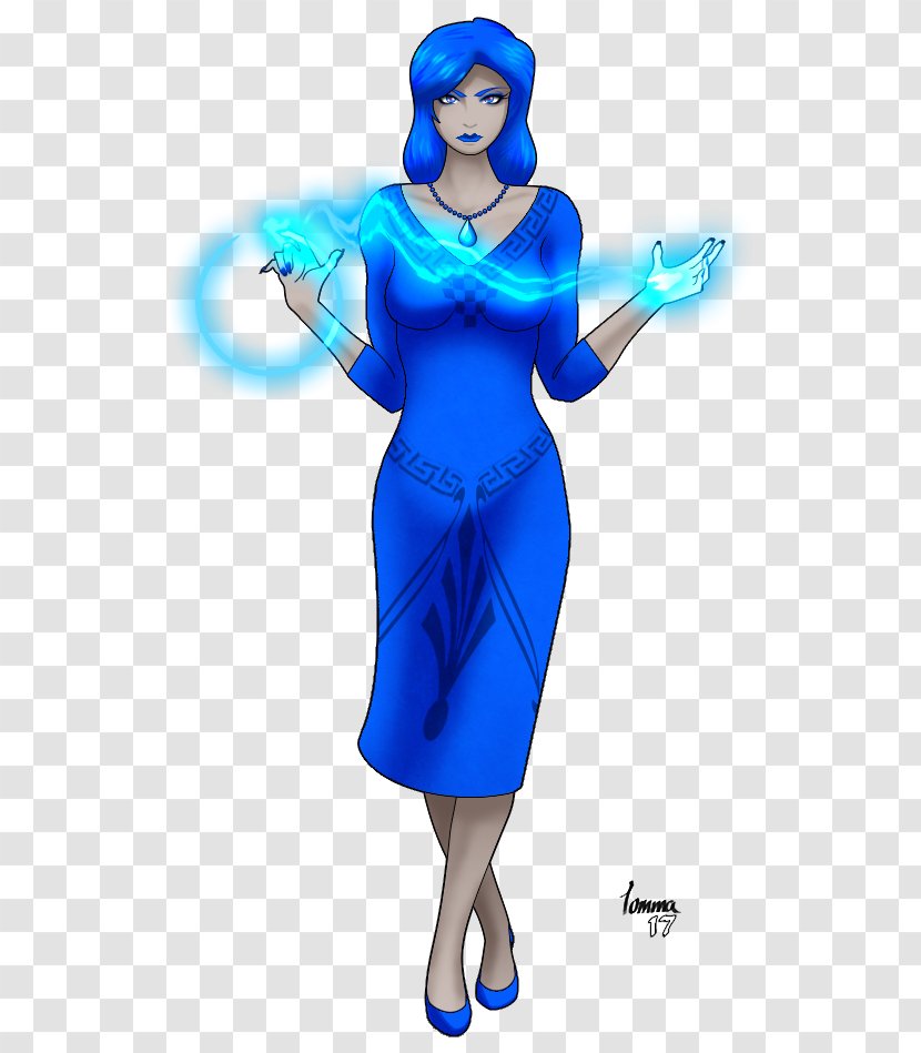Illustration Costume Electric Blue Cartoon Character - Outer Space Party Planning Transparent PNG