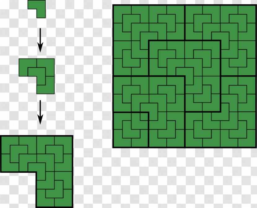 Green Maze Line Pattern - Rectangle Transparent PNG