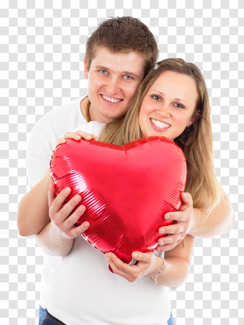 Application Software Android Mobile App - Tree - Young Couple Holding A Red Heart Pillow Transparent PNG