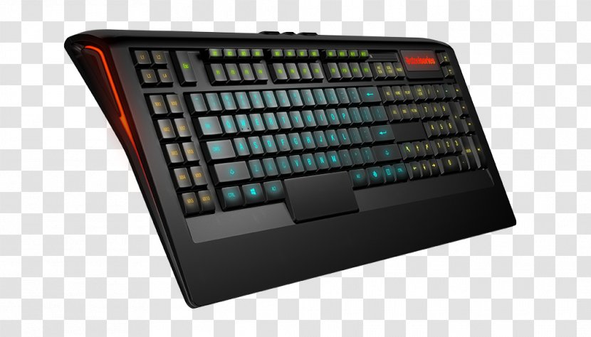 Computer Keyboard SteelSeries Apex 350 Gaming Keypad USB Amazon.com - Steelseries Transparent PNG