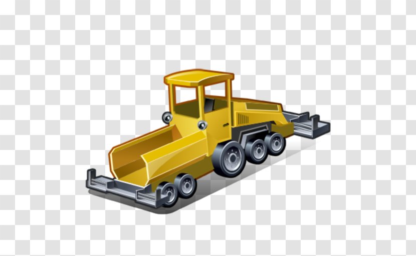 Paver Asphalt Architectural Engineering Road - Construction Equipment Transparent PNG