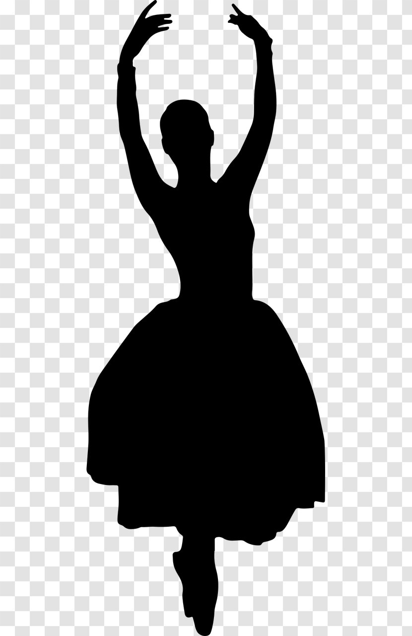 Ballet Dancer Silhouette - Cartoon Transparent PNG