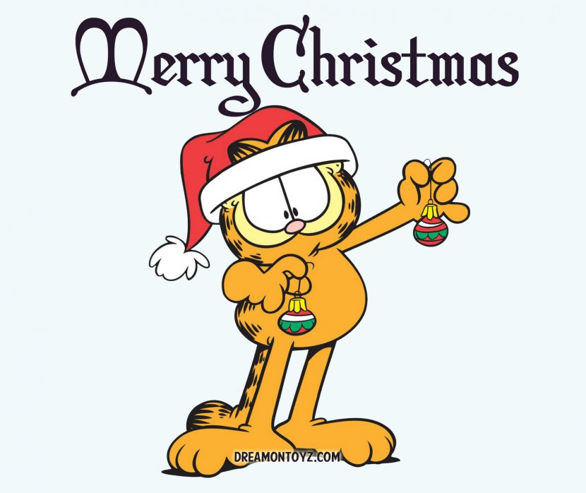Odie Garfield Christmas Drawing Clip Art - Merry Cartoon Images Transparent PNG
