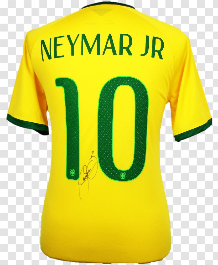 Brazil National Football Team 2014 FIFA World Cup Sports Fan Jersey 2018 - T-shirt Transparent PNG