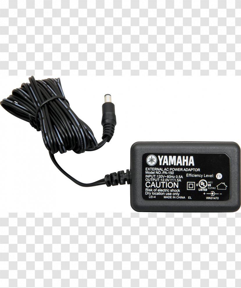 AC Adapter Yamaha Corporation Electronic Keyboard Power Converters - Sustain Pedals - Piano Transparent PNG