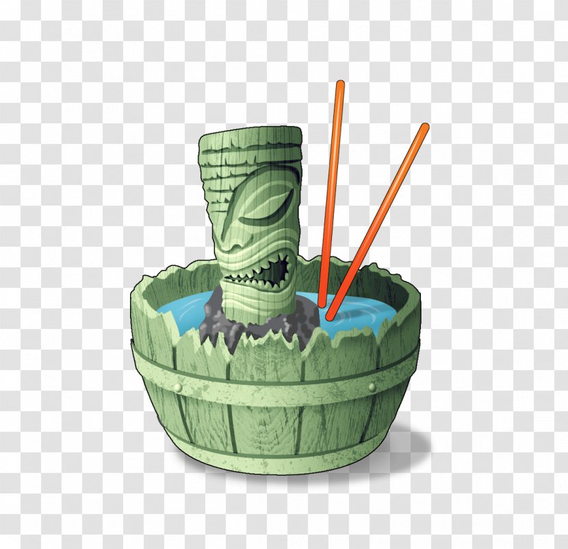 Forbidden Island Light Rum Cocktail Plastic - Tiki - Romance Transparent PNG