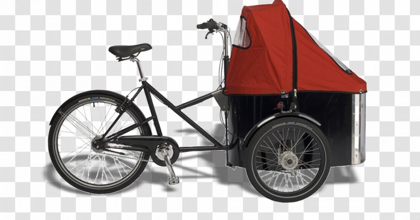 Bakfiets Freight Bicycle Cycling Tricycle - Motor Vehicle Transparent PNG