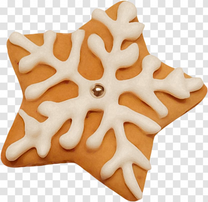 Biscotti Milk Biscuit Christmas Cookie - Simulation Snowflake Cookies Transparent PNG