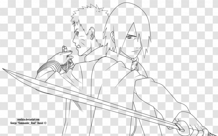 Black And White Hinata Hyuga Drawing Sketch - Tree - Naruto Transparent PNG