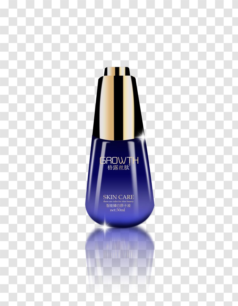 Cosmetics Blue Bottle Transparent PNG
