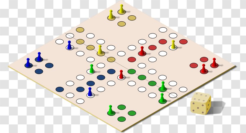 Free Ludo Board Game Pachisi Clip Art - Border Transparent PNG