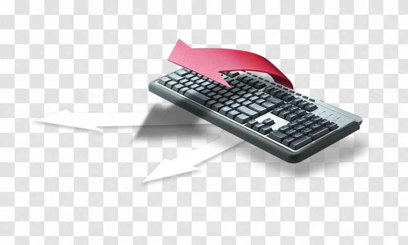 Computer Keyboard Arrow Keys - Multimedia - And A Pointing Transparent PNG