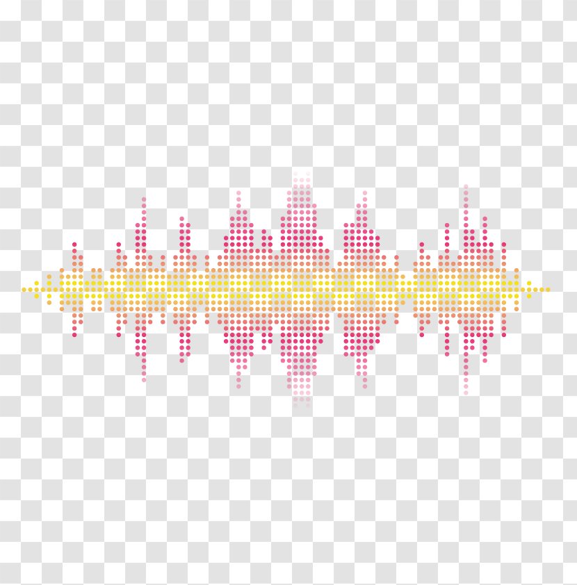 Sound Pixel Wave - Triangle - Vector Red Sonic Transparent PNG