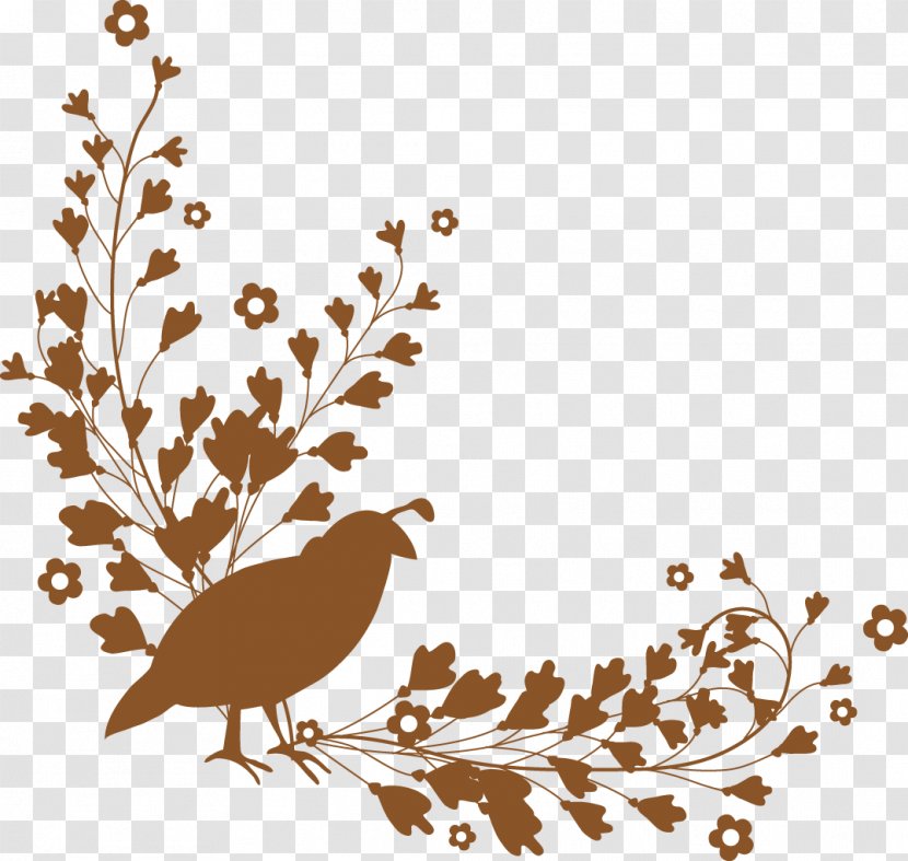 Autumn Leaf Color Clip Art - Plant Stem - Quail Transparent PNG