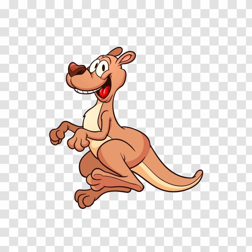 Kangaroo Jumping Clip Art - Royaltyfree - Laughing, Happy Kangaroos Transparent PNG