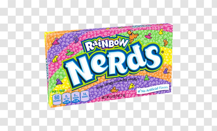 Nerds The Willy Wonka Candy Company Lollipop Hard - Box Transparent PNG