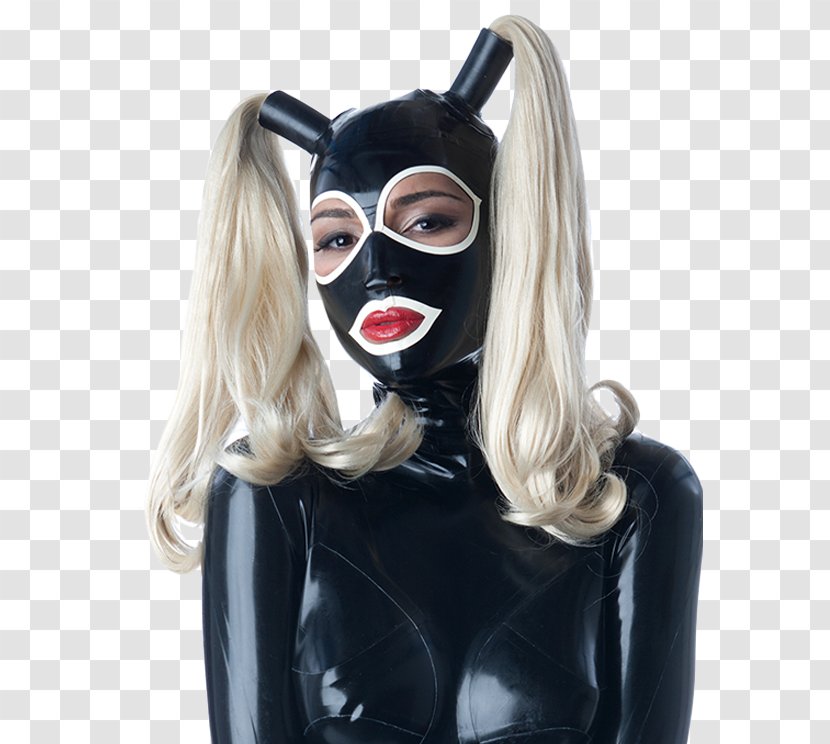 Latex Mask Ponytail Hood - Tree Transparent PNG