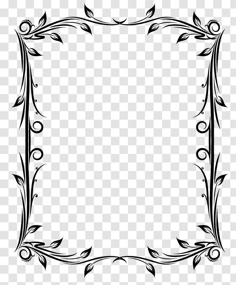 Picture Frames Glass Drawing - Plant Stem - Lace Vector Material Transparent PNG