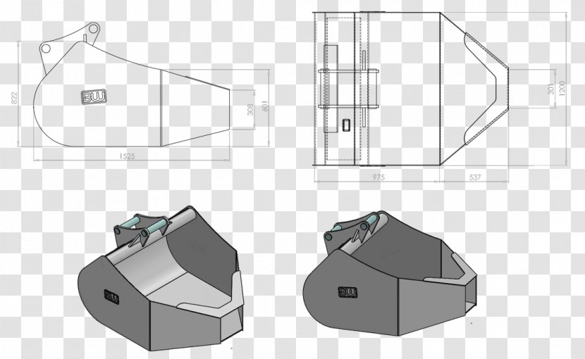 Bucket-wheel Excavator Concrete Product Design - Structure - Write Transparent PNG