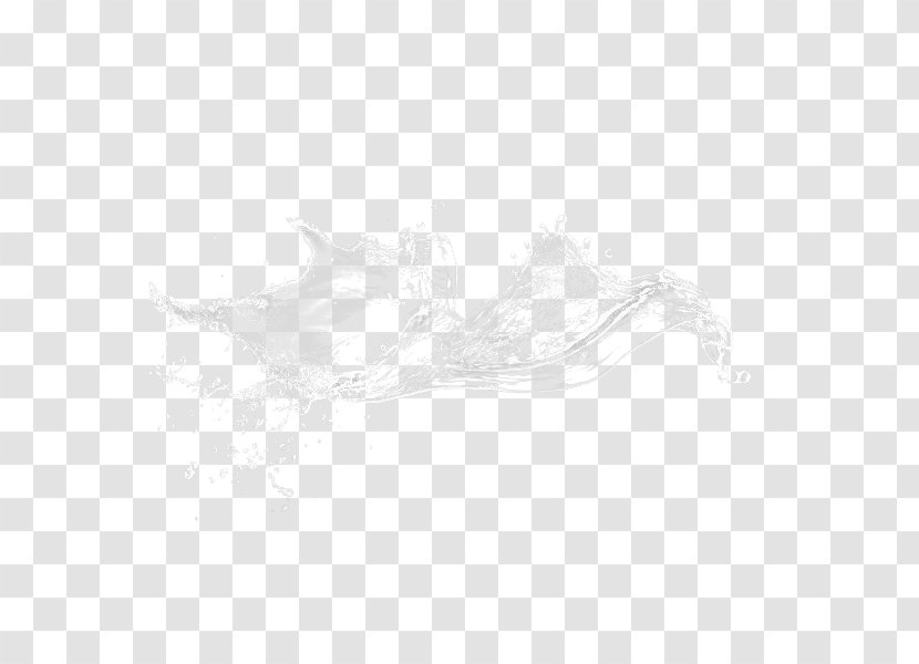 Desktop Wallpaper Drop Splash Clip Art - Black And White - Water Transparent PNG