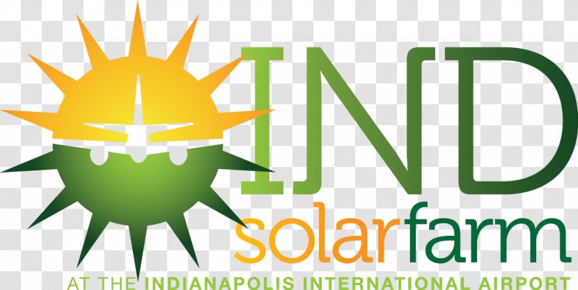 Logo Leaf Energy Brand Font - Solar Farm Transparent PNG
