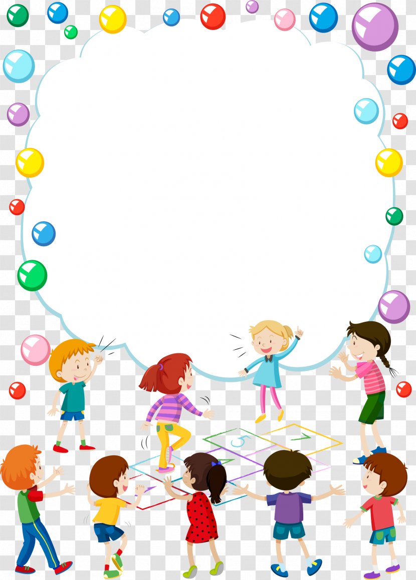 Child Royalty-free Stock Photography Illustration - Drawing - Color Balloon Border Transparent PNG