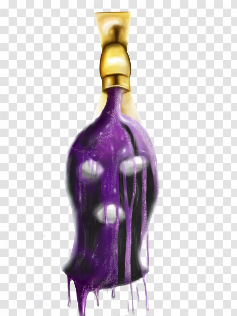 Glass Bottle - Purple Transparent PNG