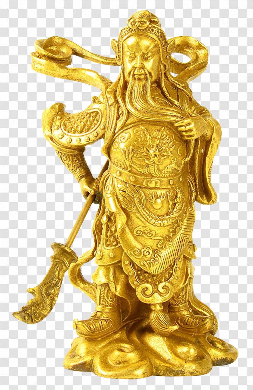 Caishen Copper U7384u575bu771fu541b Bronze - Mythology - God Of Wealth Statue Transparent PNG