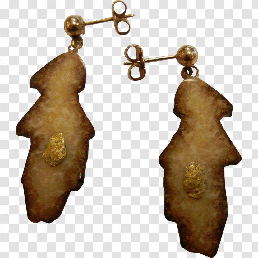 Earring Jewellery Metal - Nugget Transparent PNG