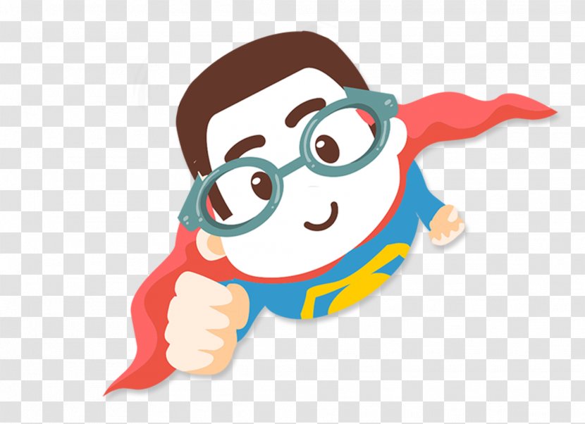 Clark Kent Download - Cartoon - Superman Transparent PNG