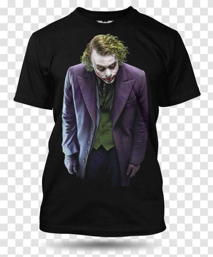Joker T-shirt Batman The Dark Knight Returns Cotton - Tshirt Transparent PNG