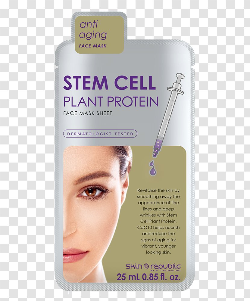 Plant Stem Cell Face - Collagen - Mud Mask Transparent PNG