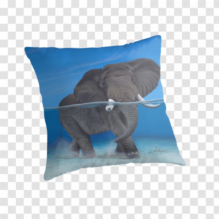Indian Elephant Throw Pillows Cushion Elephants - Pillow Transparent PNG