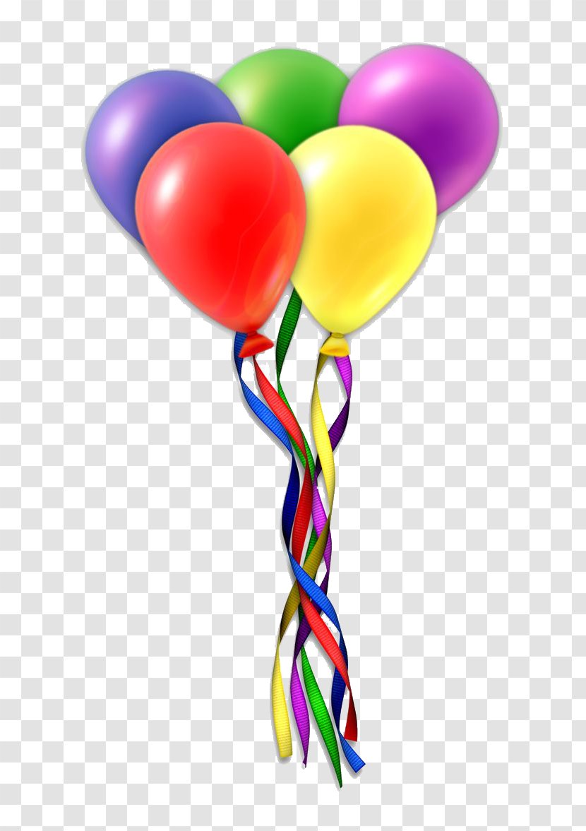 Balloon Clip Art Birthday Image - Yellow Balloons Transparent PNG