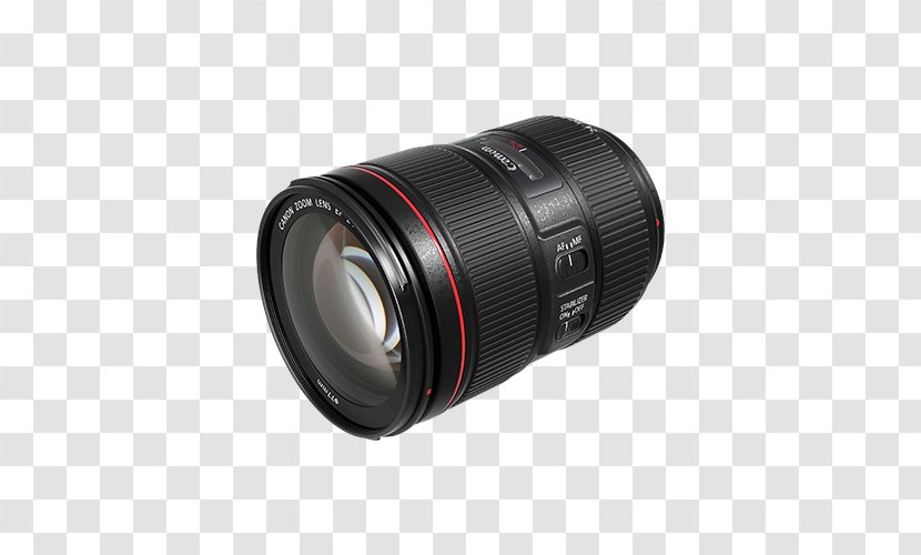 Canon EF 24–105mm Lens 16–35mm Mount 24-70mm Camera - Teleconverter Transparent PNG