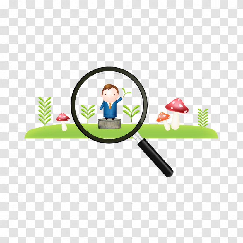 Magnifying Glass Vecteur Computer File - Area - Vector And Human Transparent PNG