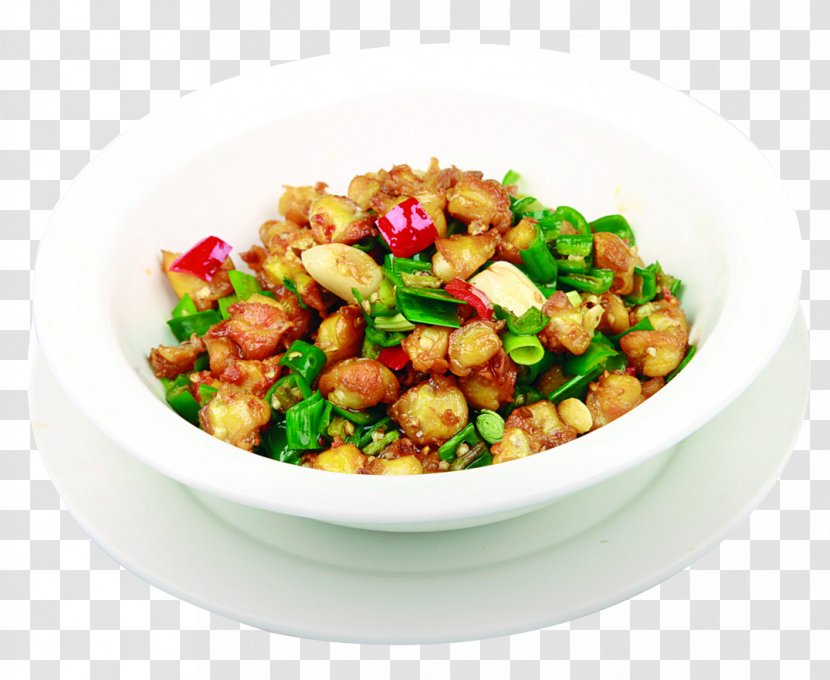 Fried Chicken Dry Pot Squid As Food Asian Cuisine - Dish - Small Gristle Transparent PNG