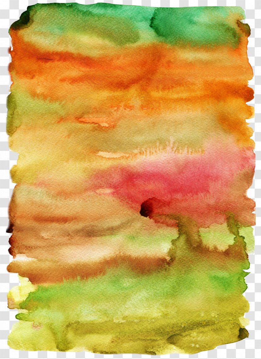 Watercolor Painting Mark Color Ink - Gradient - Paint Brushes Transparent PNG