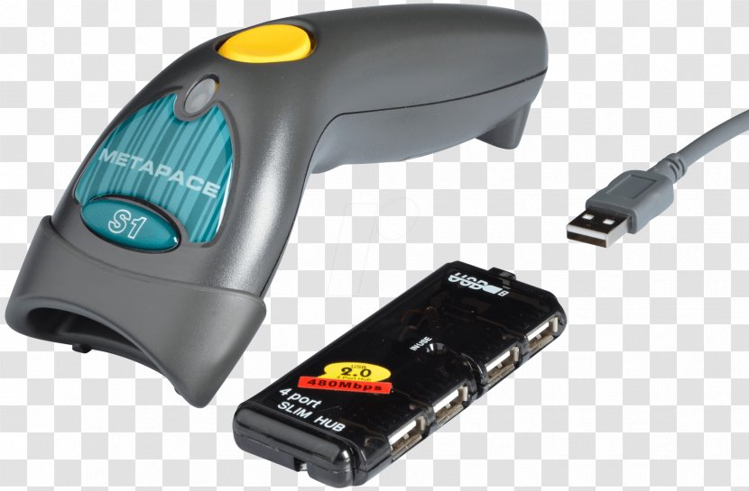 Barcode Scanners Scanner Metapace S-1 USB-Kit Imager Anthracite Cash Register Price - Computer - Laser Scanning Transparent PNG