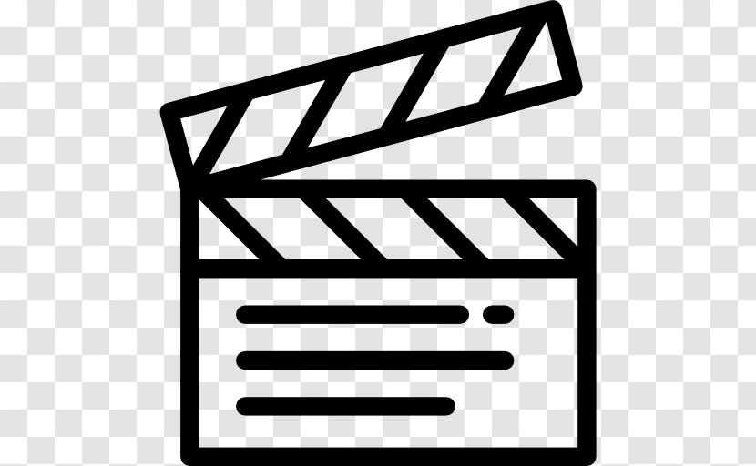 Clapperboard Film Cinematography - Black And White Transparent PNG