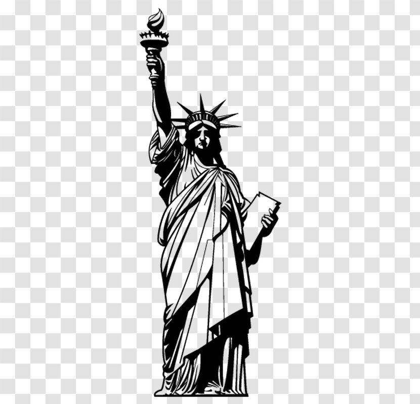 Statue Of Liberty Monument Clip Art - Mythical Creature - Fashion Party Transparent PNG