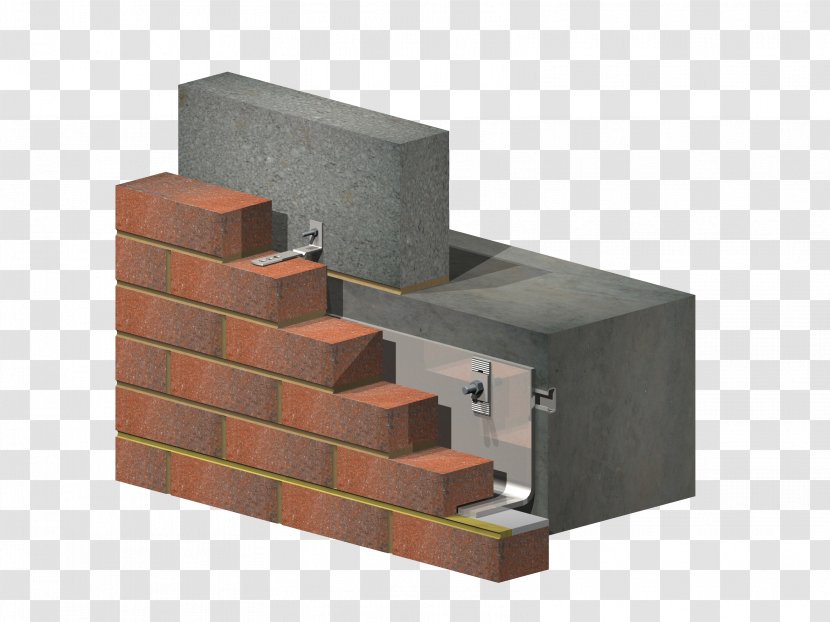 Masonry Brickwork Shelf Angle Wall - Concrete Unit - Brick Transparent PNG