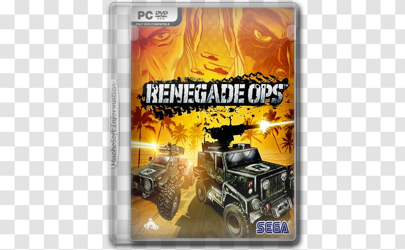 Renegade Ops Xbox 360 Sega Video Game Mega Drive - Pc - OPS Transparent PNG
