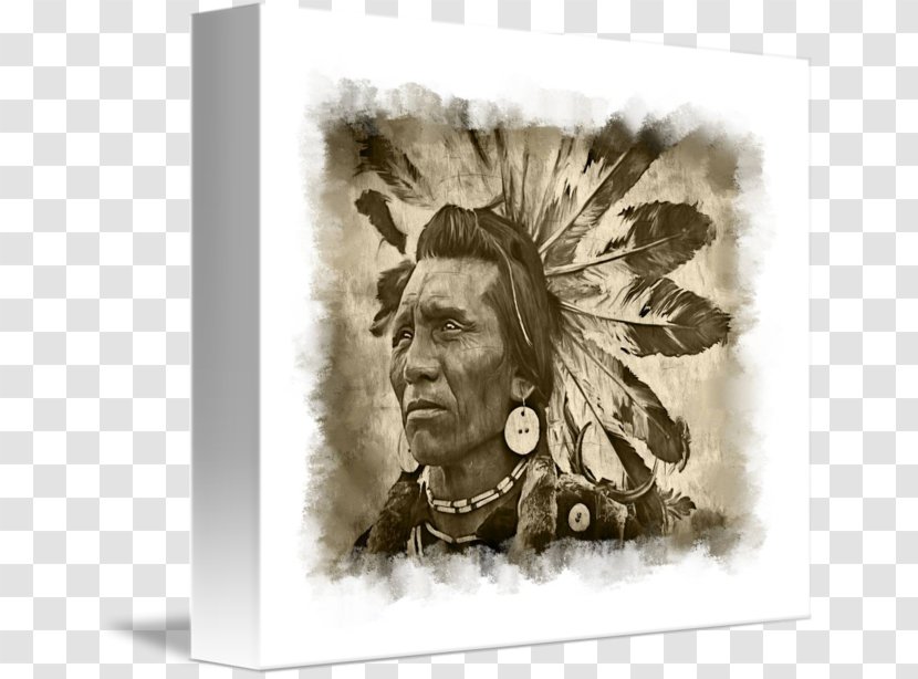 Portrait Stock Photography Picture Frames - White - Indian Chief Transparent PNG