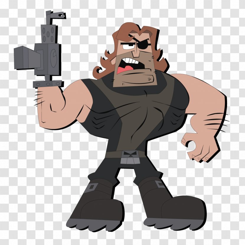 Grim Drawing Wikia - Fictional Character - Man Holding A Submachine Gun Transparent PNG