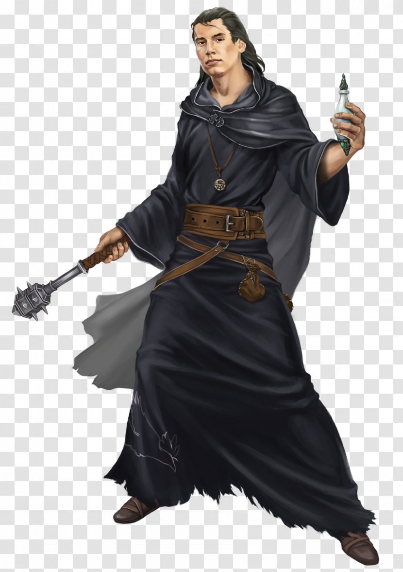 The Dark Eye Boron Trinity Pin Cleric - Robe - Fantasy Character Transparent PNG