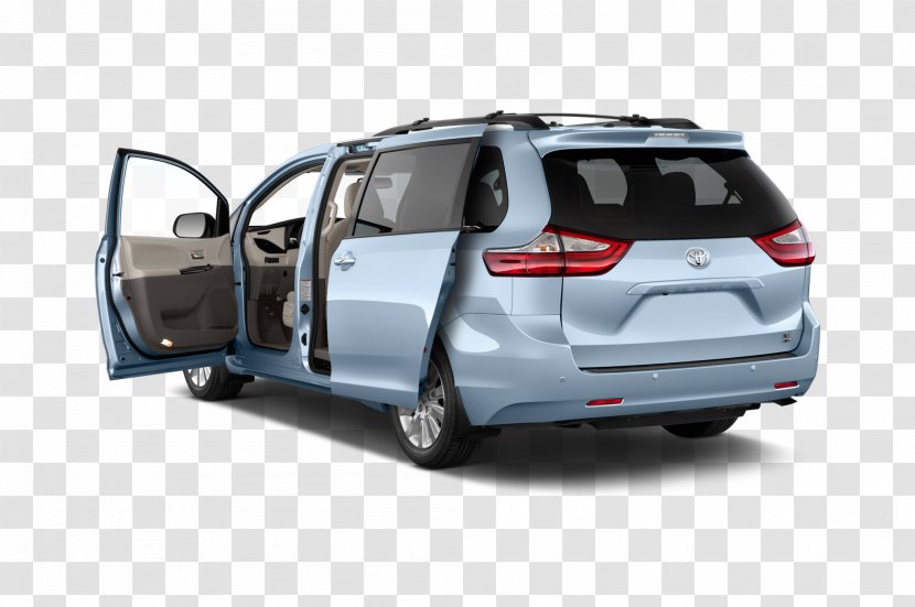 2017 Toyota Sienna 2015 2018 2016 - Roof Rack Transparent PNG